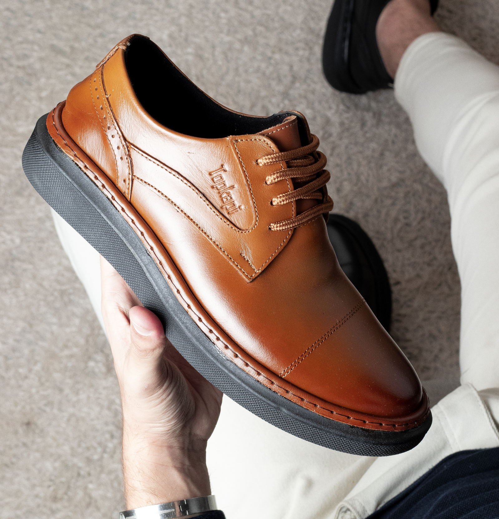 1-photo.png classic sport en cuir véritable - الصورة 1
