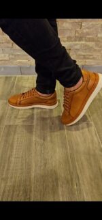 ⁦Sneakers La martinos En cuir CUIR VÉRITABLE⁩ - الصورة ⁦2⁩