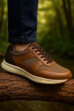 ⁦PowerStep Baskets en cuir véritable⁩ - الصورة ⁦4⁩