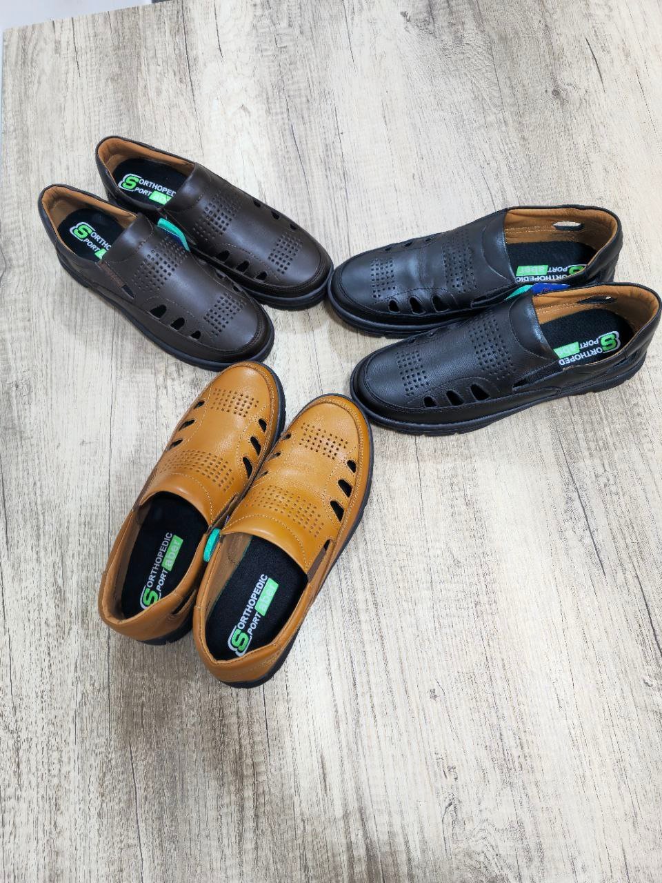 photo_5807827994138495057_y.jpg Souliers Sandale en Véritable Cuir - الصورة 1