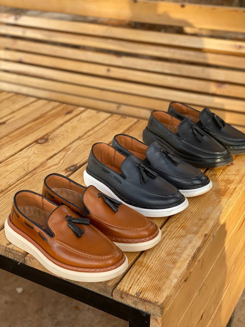 photo_5996806946004522877_y.jpg napoli shoes en cuir veritable - الصورة 1